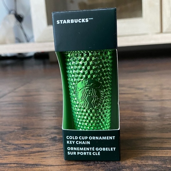 Starbucks Diamond Green Ornament Keychain Christmas 2023 - Picture 1 of 2